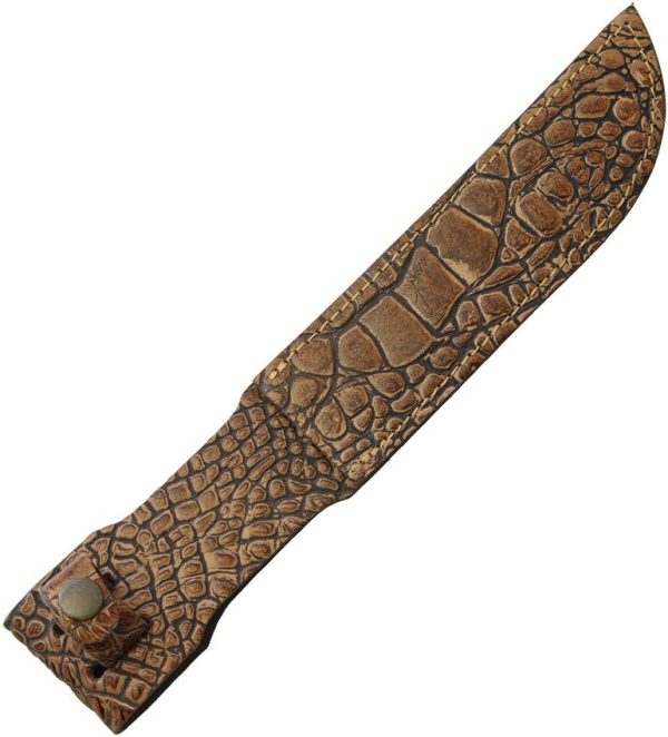 Sheaths Fixed Blade Belt Sheath Alligator Pattern 7in