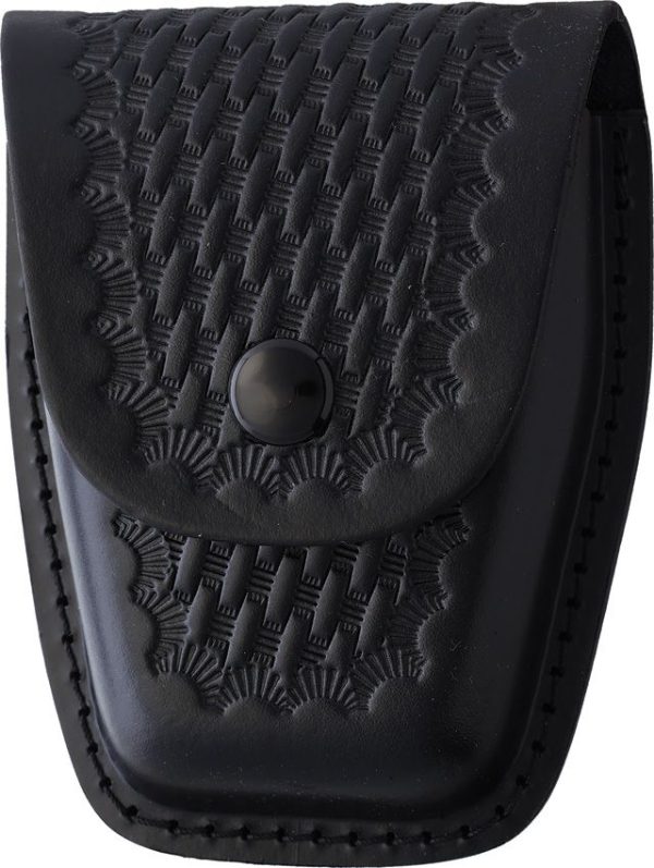 Sheaths Handcuff Case - Black Leather