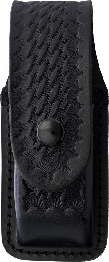 Sheaths Single Magazine Pouch - Black Leather