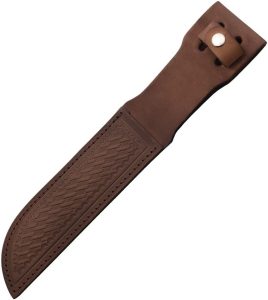 SH1258.jpg Sheaths Fixed Blade Sheath Leather Dark Brown 7.5 inches
