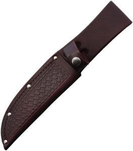 SH1260.jpg Sheaths Fixed Blade Sheath Leather Red/Brown 5.5 inches