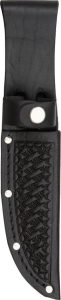 Sheaths Straight Knife Sheath 4in Black Basketweave