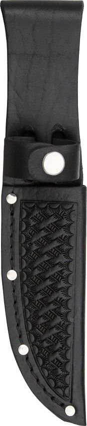 Sheaths Straight Knife Sheath 4in Black Basketweave