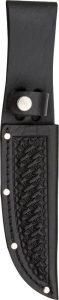 Sheaths Straight Knife Sheath 5in Black Basketweave