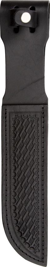 SH213.jpg Sheaths Straight Knife Sheath 7in Black Basketweave