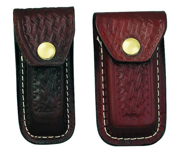 Sheaths Swiss Style Belt Sheath - Brown Basketweave