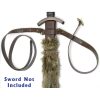 Shadow Cutlery Sword of Lagertha Scabbard - Leather & Fur
