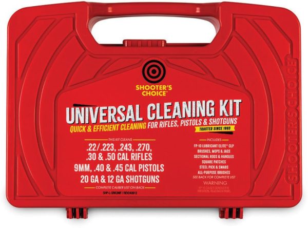 Shooters Choice Universal Gun Cleaning Kit Bronze Brushes