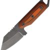 Shed Knives 2026 US Tanto Fixed Blade - Orange G10