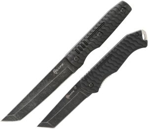 Reapr Tac Tanto Set Fixed Blade Folding Knife 420 Stainless Black