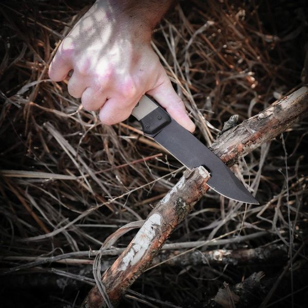 Reapr Brigade Fixed Blade Knife 5" 420 Stainless Black Tan G10