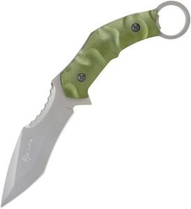 Reapr Slamr Fixed Blade - Green Aluminum Handle