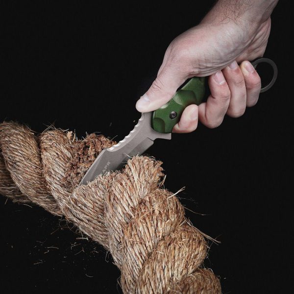 Reapr Slamr Fixed Blade - Green Aluminum Handle