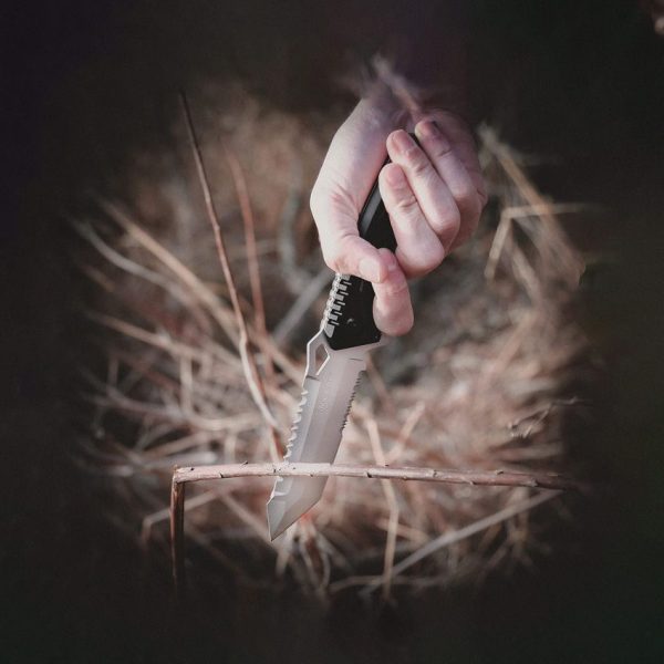 Reapr Javelin Fixed Blade - Black Aluminum Handle