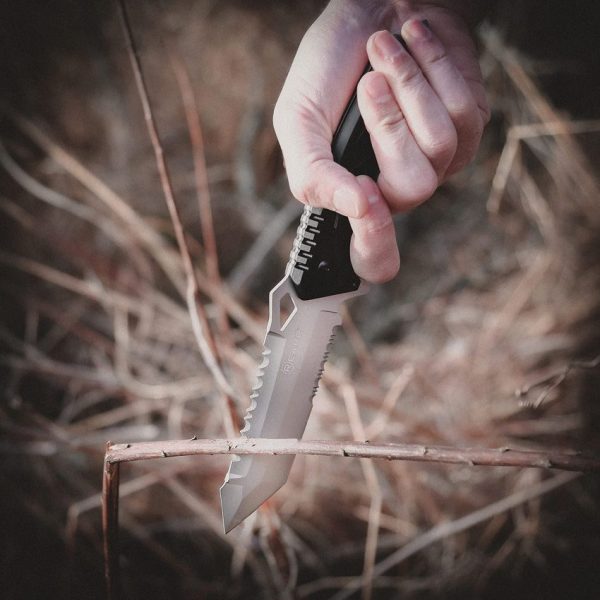 Reapr Javelin Fixed Blade - Black Aluminum Handle