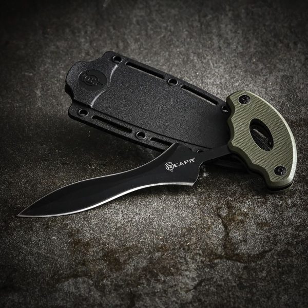 Reapr Versa Push Dagger - OD Green G10 Double Edge