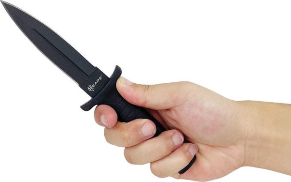 Reaper Tac Boot Knife 9in Double-Edge - Black
