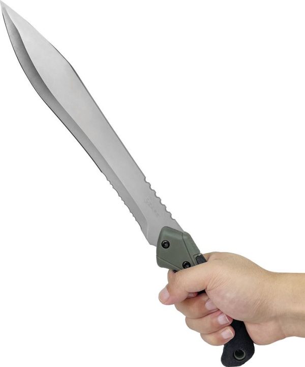 Reaper Tac Jungle Fixed Blade Knife 11" Satin Serrated 3Cr13