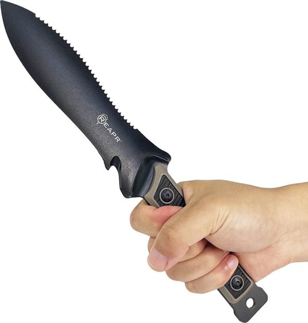 Reaper Versa Hori Hori 12in Serrated - Black Tan