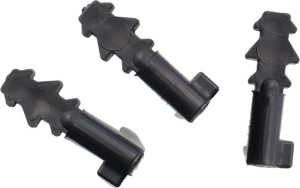 Shomer-Tec Bare Minimum Handcuff Key - Black Set of 3