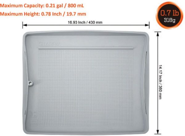 Sharpal Sharpen-No-Mess Silicone Tray - Gray