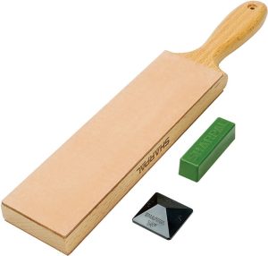 Sharpal Double-Sided Leather Strop - Wood Handle
