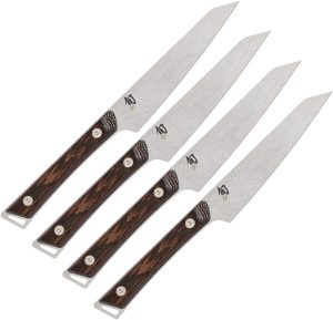 Shun Kanso Steak Knife Set 4-Piece AUS-10A