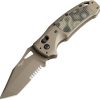 Sig K-320 AXG Button Lock Folding Knife - Dark Earth