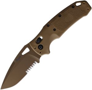 Sig Tanto Folder Tan Drop Point CPM S35VN Knife