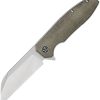 SIGKA7SG.jpg SIG KARAK Linerlock Folding Knife OD Green Micarta
