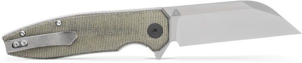 SIGKA7SG_add_01.jpg SIG KARAK Linerlock Folding Knife OD Green Micarta