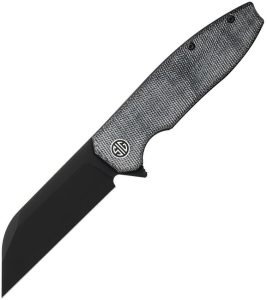 SIG KARAK Linerlock Grey Black Folding Knife Micarta