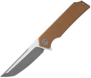 SIG TSURU Linerlock Folding Knife Coyote Brown G10