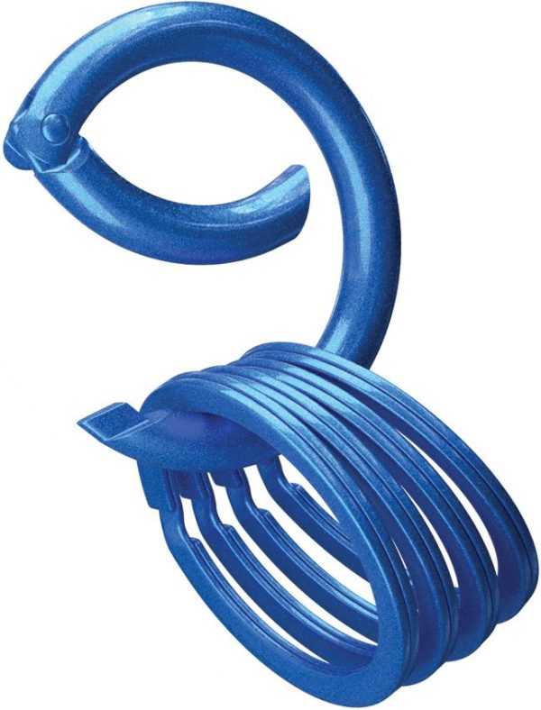 Silipac Keychain Kit Blue Carabiner and Key Rings