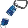 Silipac Mag-Beads Stainless Steel Blue Carabiner