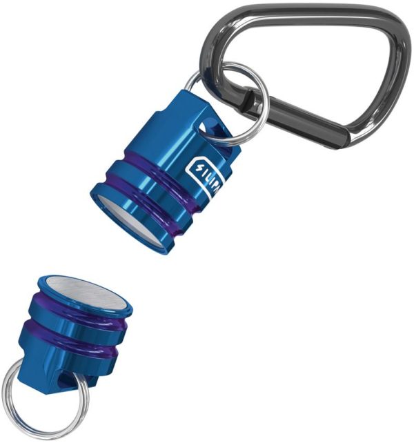 Silipac Mag-Beads Stainless Steel Blue Carabiner