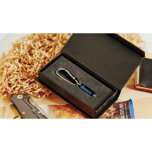 Silipac Mag-Beads Stainless Steel Blue Carabiner