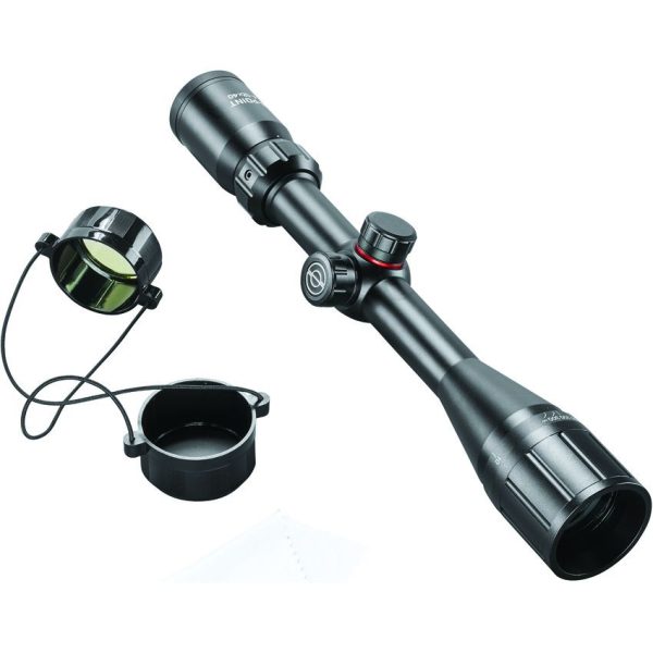 Simmons 8 Point 4-12x40mm Rifle Scope Weaver Rings Black