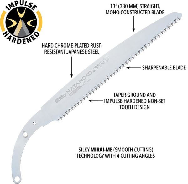 Silky Natanoko 330mm Hand Saw - Stainless Steel
