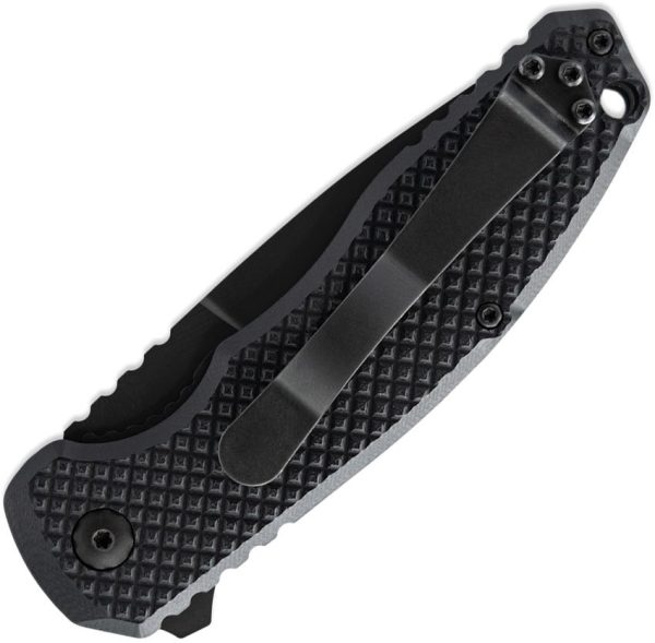Skallywag Tactical Sentrax Linerlock Folding Knife 154CM Black G10