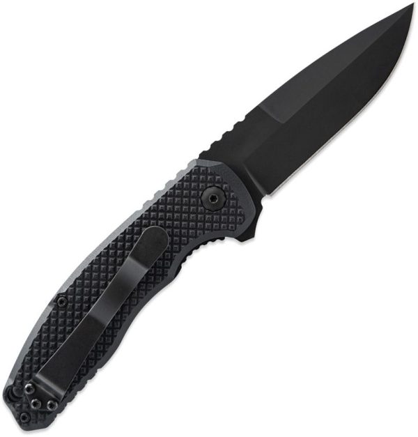 Skallywag Tactical Sentrax Linerlock Folding Knife 154CM Black G10