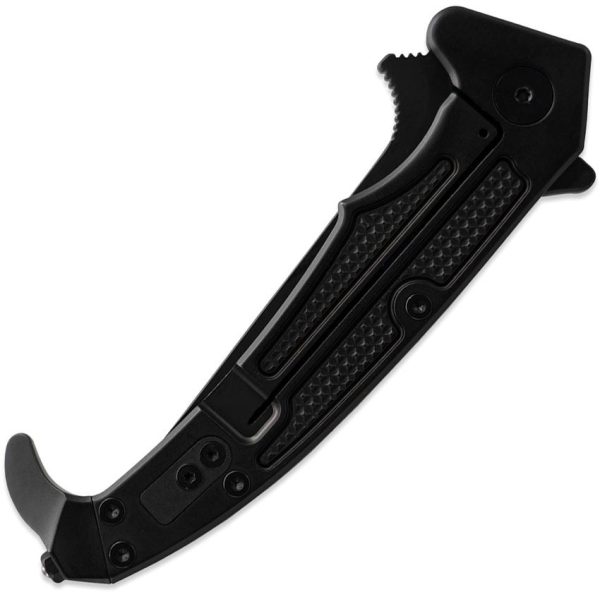 Skallywag Tactical MDV Framelock D2 Black Folding Knife