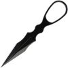 Skallywag Tactical D2 Dagger Black Fixed Blade Knife