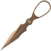 Skallywag Tactical D2 Dagger FDE Fixed Blade Knife 2.5" D2