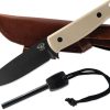 Skallywag Tactical Wanderer Fixed Blade 154CM Tan G10