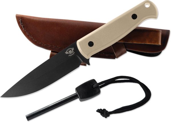 Skallywag Tactical Wanderer Fixed Blade 154CM Tan G10