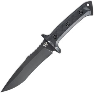 Skallywag Tactical Riptide Fixed Blade D2 Steel 6.38" Black