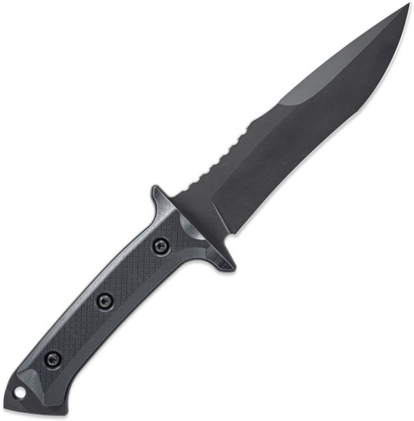 Skallywag Tactical Riptide Fixed Blade D2 Steel 6.38" Black
