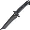 Skallywag Tactical Riptide Fixed Blade Tanto D2 Steel Black