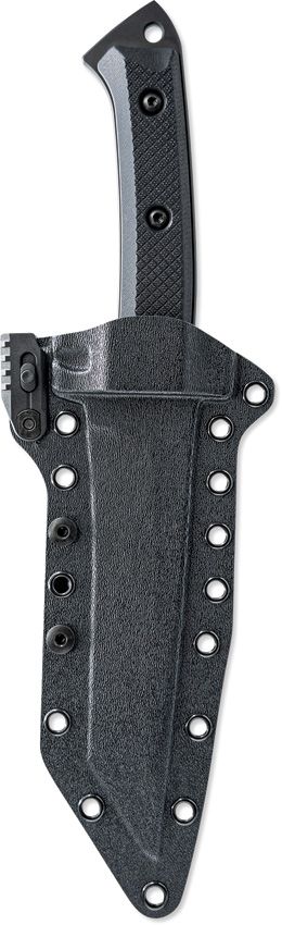 Skallywag Tactical Riptide Fixed Blade Tanto D2 Steel Black